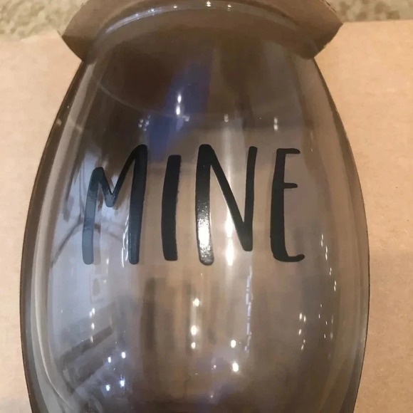 Set / 2 stemless wine glasses clear - Picture 3 of 4